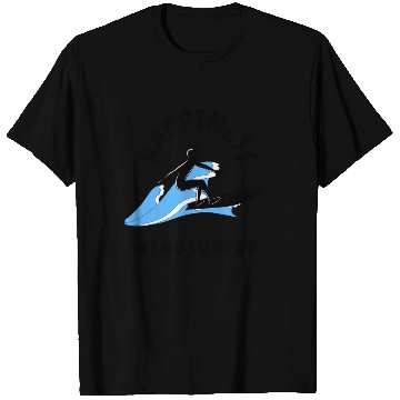Discover Happiness Is Being a Windsurfer T Shirts