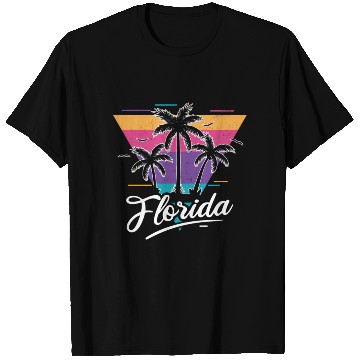 Discover Love Florida Sunset Style 80S T Shirts