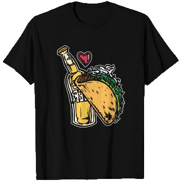 Discover Tacos Funny Cute Taco Lover Cool Mexican Beer T Shirts