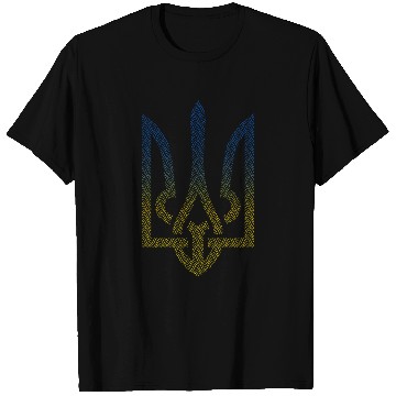 Discover Ukraine Flag And Trident Ukrainian T Shirts