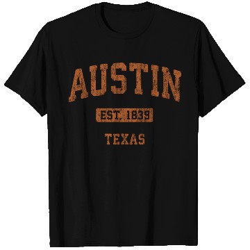 Discover Austin Texas Tx Athletic Sports T Shirts