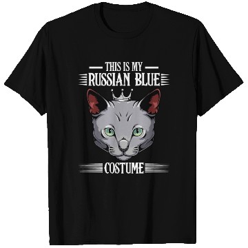 Discover This Is My Russian Blue Costume Funny Cat Lover T Shirts