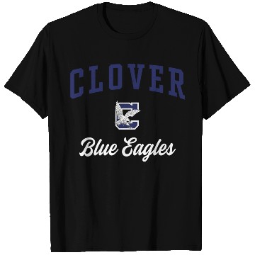 Discover Clover High School Blue Eagles T Shirts