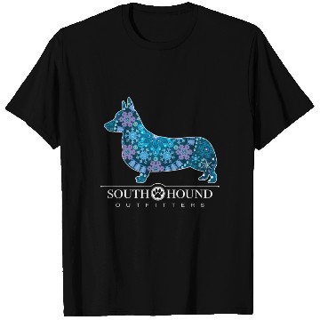 Discover Corgi Dog Bohemian Snowflake Pattern T Shirts