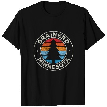 Discover Brainerd Minnesota Mn 70S T Shirts