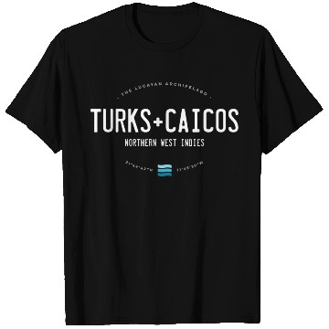 Discover Tur And Caicos Beach Waves T Shirts