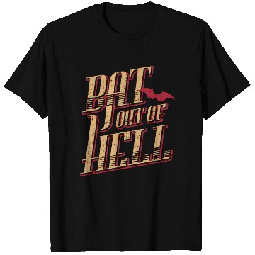 Discover Meat Loaf Bat Out Of Hell Lyric T Shirts