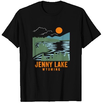 Discover Jenny Lake Wyoming T Shirts