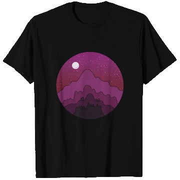Discover Night Sky Nature Retro T Shirts