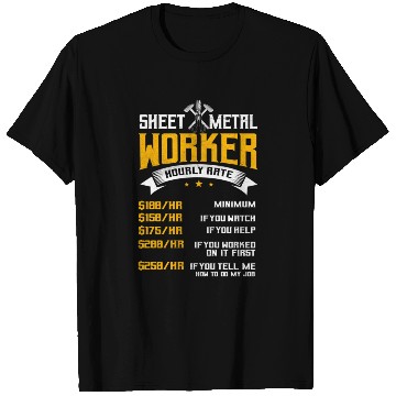 Discover Sheet Metal Worker On Back Of T Shirts