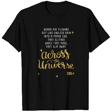Discover Lyrics By And Mccartney Across The Universe T Shirts