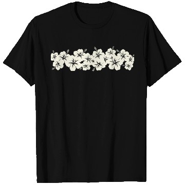 Discover Surfer Style Floral Hibiscus Flower Row 1970S T Shirts