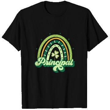 Discover Boho Rainbow Shamrock One Lucky Principal St T Shirts