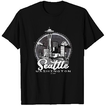Discover Seattle Pacific Northwest Emerald City T Shirts