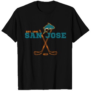 Discover San Jose Est 1991 Sports Team Novelty Athletic T Shirts