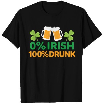 Discover 0 Irish 100 Drunk Saint Patrick'S Day Beer T Shirts