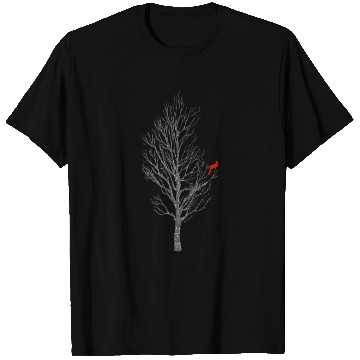 Discover Winter Tree W Cardinal Bird T Shirts