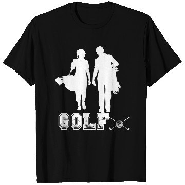 Discover golf couple design for T Shirts