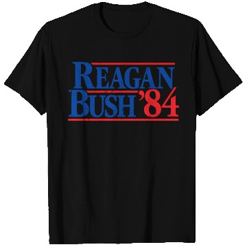 Discover Reagan Bush '84 Republican T Shirts