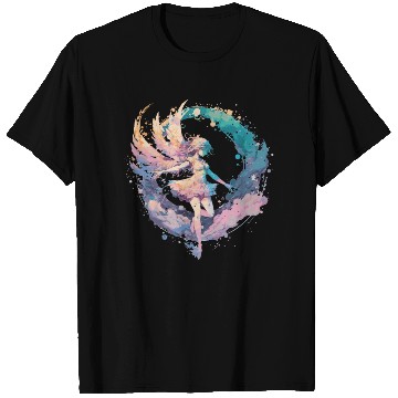 Discover Watercolor Fairy Painting Fairycore Pastel Goth Bu T Shirts