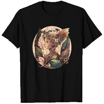 Discover Cottagecore Forest Fairy Elf Floral Anime Aestheti T Shirts