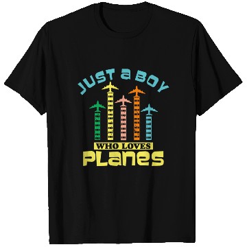 Discover Just A Who Loves Planess Toddler Pilot Flying T Shirts