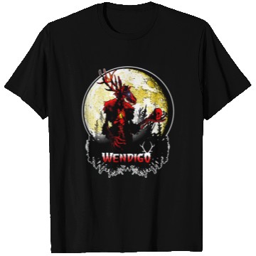 Discover Wendigo New Monster inwalker Cryptid Evil T Shirts