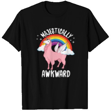 Discover Majestically Awkward Llamacorn Llama Uorn T Shirts
