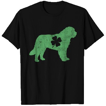Discover Awesome Bernard Saint Patrick'S Day Dog Dad Mom T Shirts