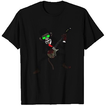 Discover Zombie Monkey Guitar Electric T Shirts