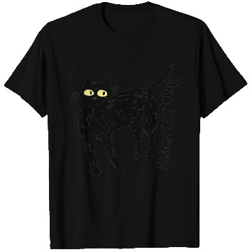Discover Black Cat Club T Shirts