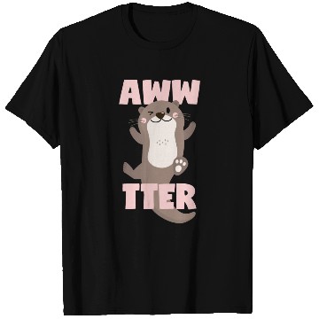 Discover Otter Cute Sweet Kawaii Awwtter T Shirts