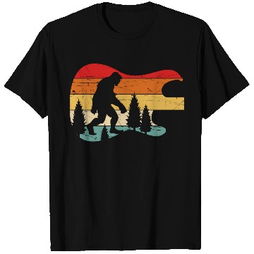 Discover Bigfoot Guitar Vintage Sasquatch Believers T Shirts