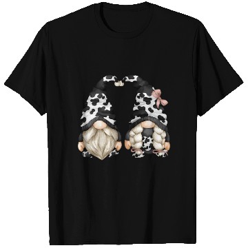 Discover Black And White Cow Print For Farmer With Farm T Shirts