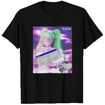 Discover Vaporwave Aesthetic Japanese Style Anime T Shirts
