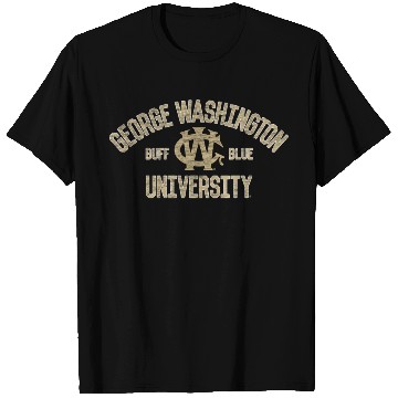 Discover George Washington Colonials Arch Over Team Color T Shirts