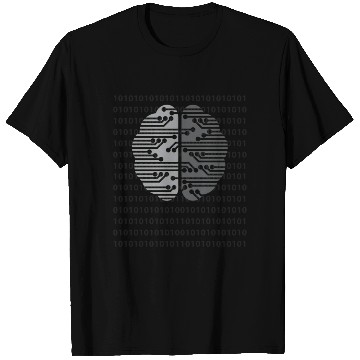 Discover Computer Circuit Digital Brain Ai Neural Network T Shirts