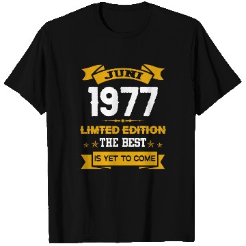 Discover June 1977 Birthday Surprise T Shirts