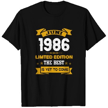 Discover June 1986 Birthday Surprise T Shirts