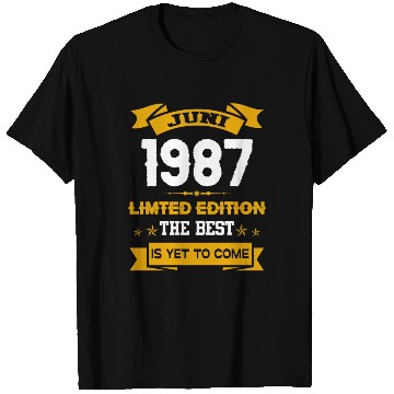 Discover June 1987 Birthday Surprise T Shirts