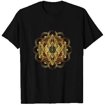 Discover Metatrons Cube Sacred Geometry Flower Of Life Rave T Shirts