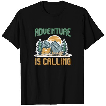 Discover Adventure is calling Mountain lover Hiking T Shirts