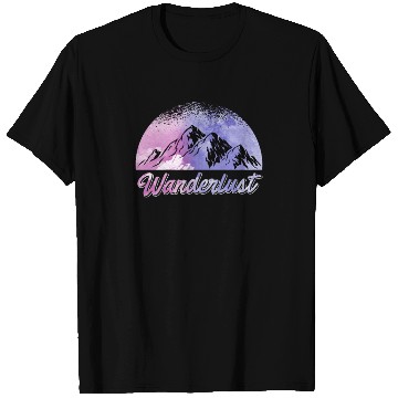 Discover Wanderlust Mountaineer Hiker Summit sport T Shirts