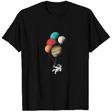 Discover Astronaut Balloons T Shirts