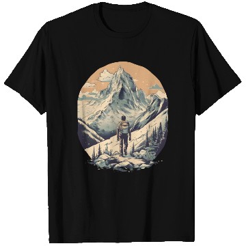 Discover Mountain Hiking T Shirts