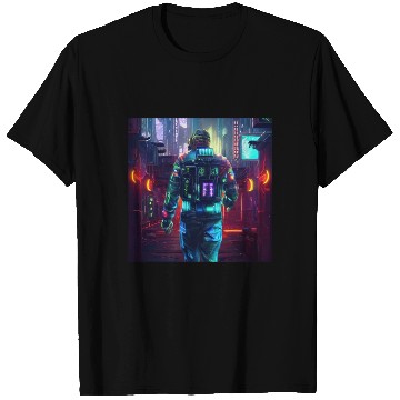Discover Cyberpunk man T Shirts