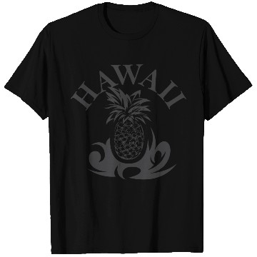 Discover hawaii pineapple flower nature Symbol Logo food T Shirts
