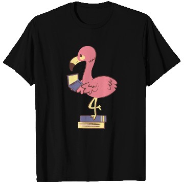 Discover Flamingo Using A Laptop T Shirts