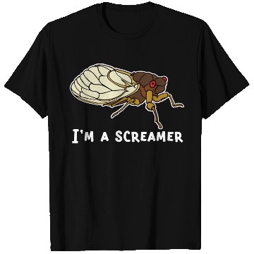 Discover Cicada Song Funny Cicada Invasion I m A Screamer T Shirts