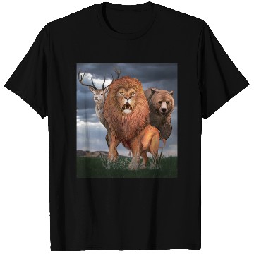 Discover Wild animals art T Shirts